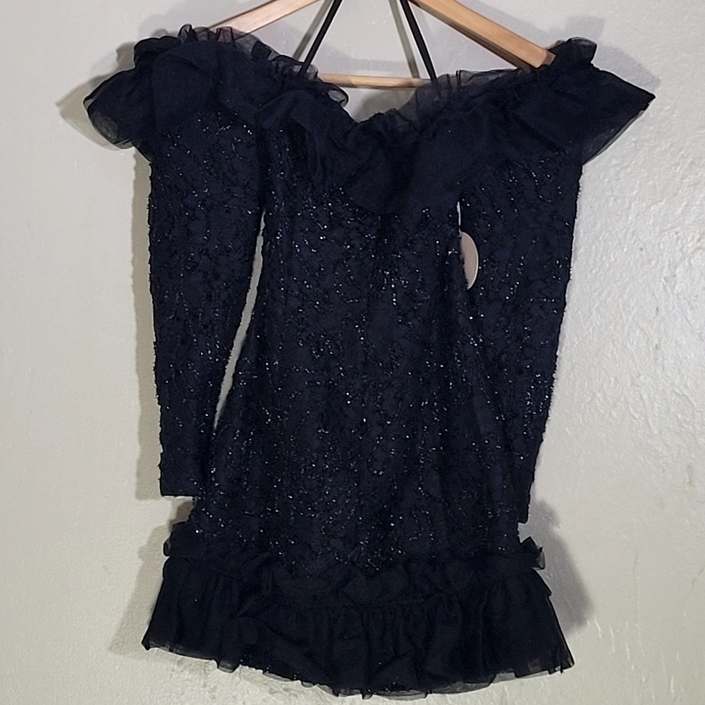 Camilla Coelho Black Lace Suesete Dress - Picture 3 of 11